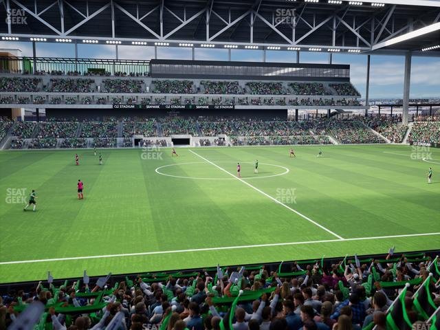 Q2 Stadium - Section Loge 133 D Seat View