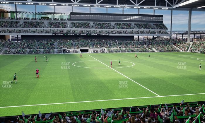 Q2 Stadium - Section Loge 133 D Seat View