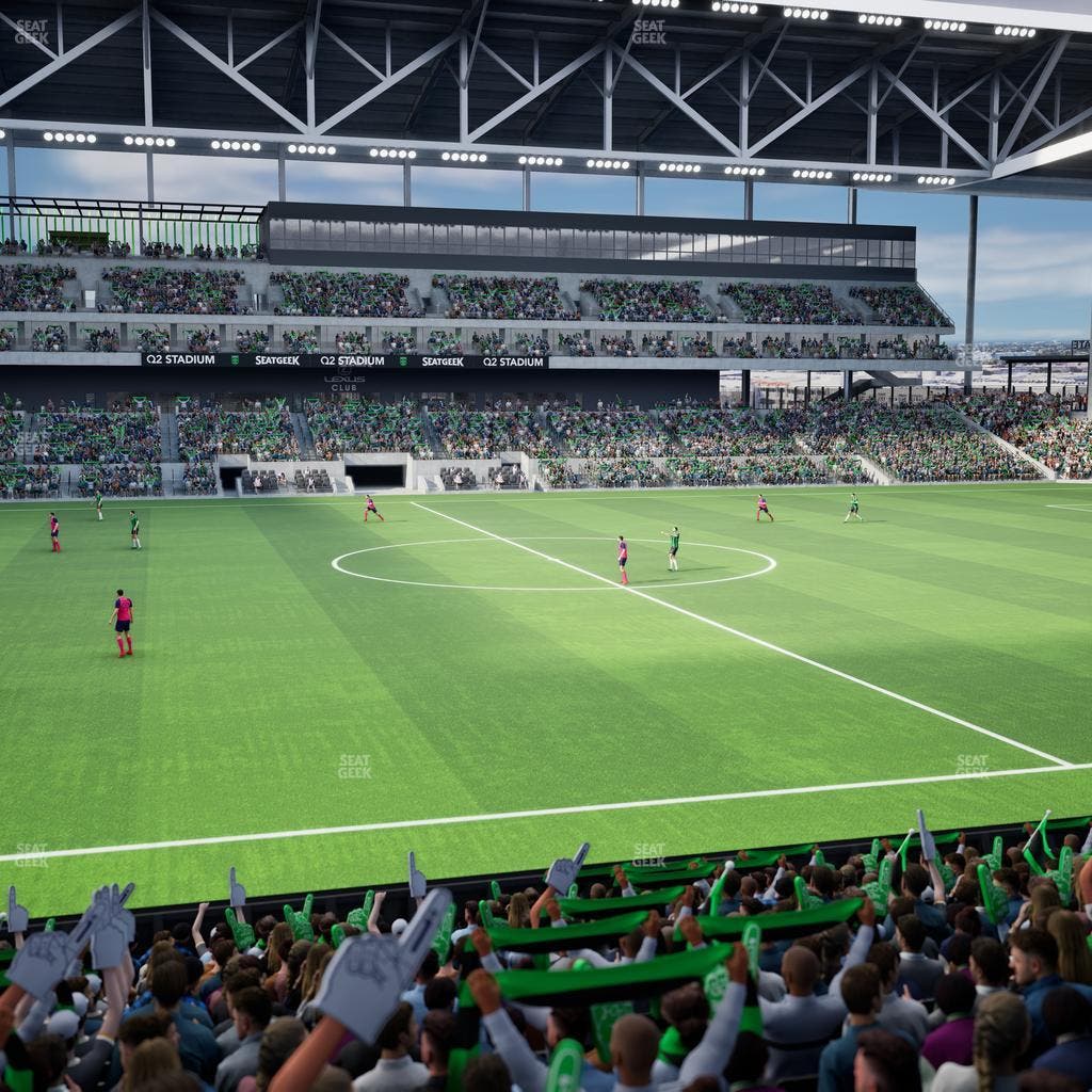 Q2 Stadium - Section Loge 133 E Seat View