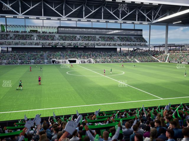 Q2 Stadium - Section Loge 133 E Seat View