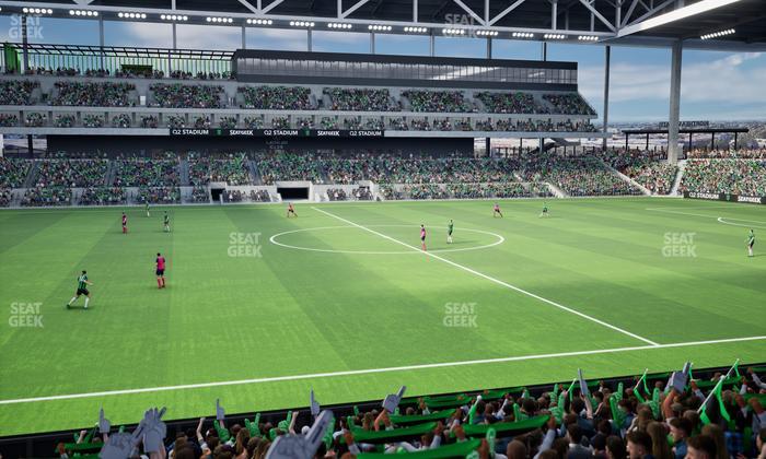 Q2 Stadium - Section Loge 133 E Seat View