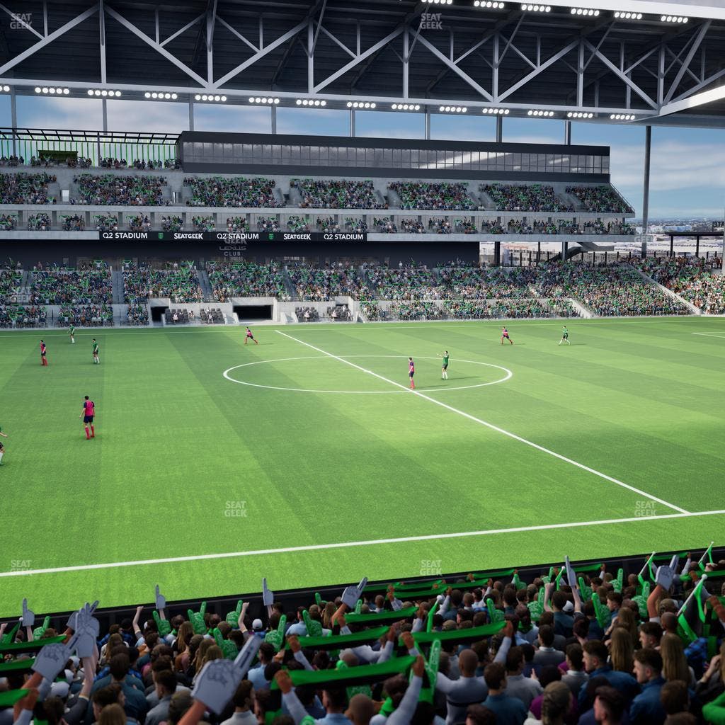 Q2 Stadium - Section Loge 133 F Seat View