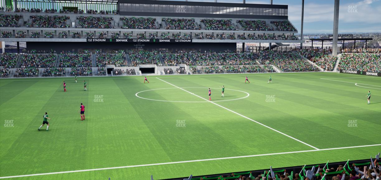 Q2 Stadium - Section Loge 133 F Seat View