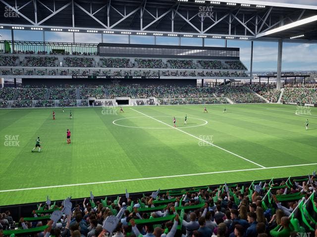Q2 Stadium - Section Loge 133 F Seat View