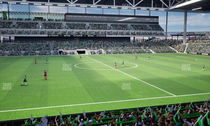 Q2 Stadium - Section Loge 133 F Seat View