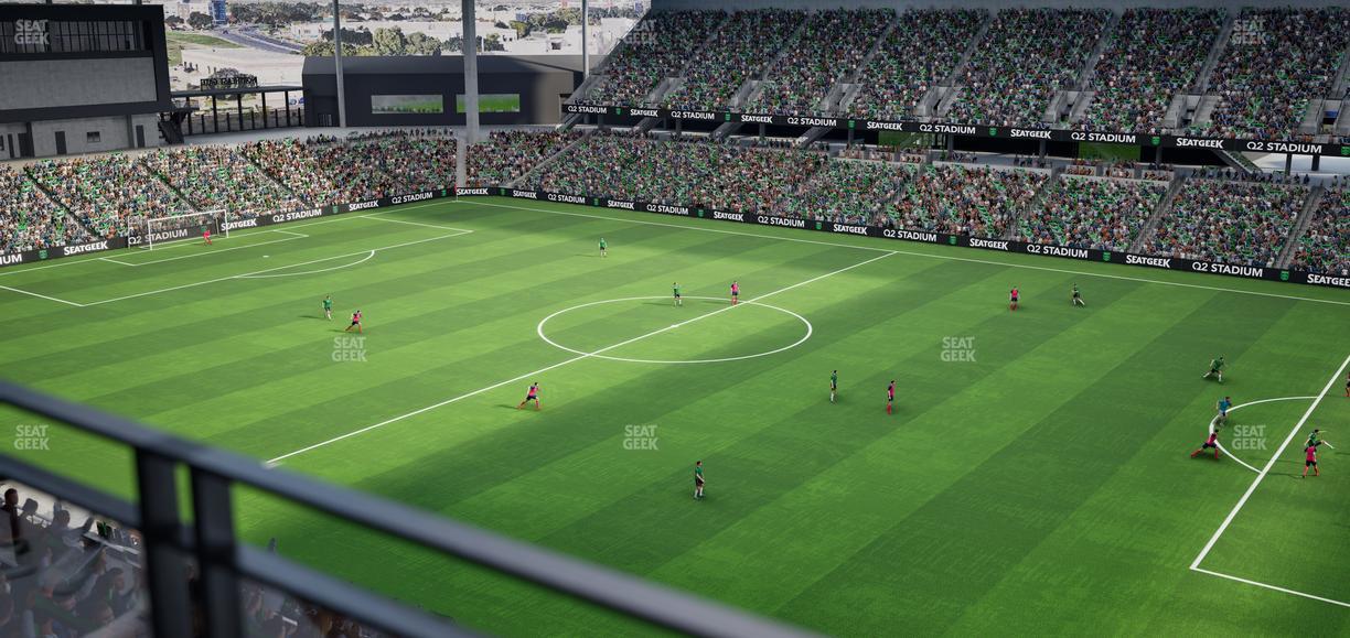 Q2 Stadium - Section Porch Ada Seat View