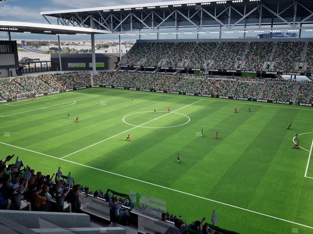 Q2 Stadium - Section Porch Loge 1 Seat View