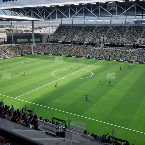 Q2 Stadium - Section Porch Loge 1 Seat View