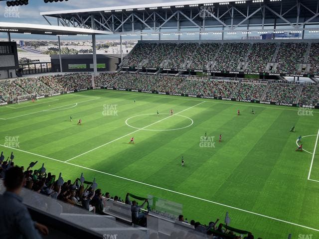Q2 Stadium - Section Porch Loge 1 Seat View