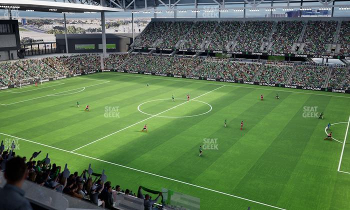 Q2 Stadium - Section Porch Loge 1 Seat View