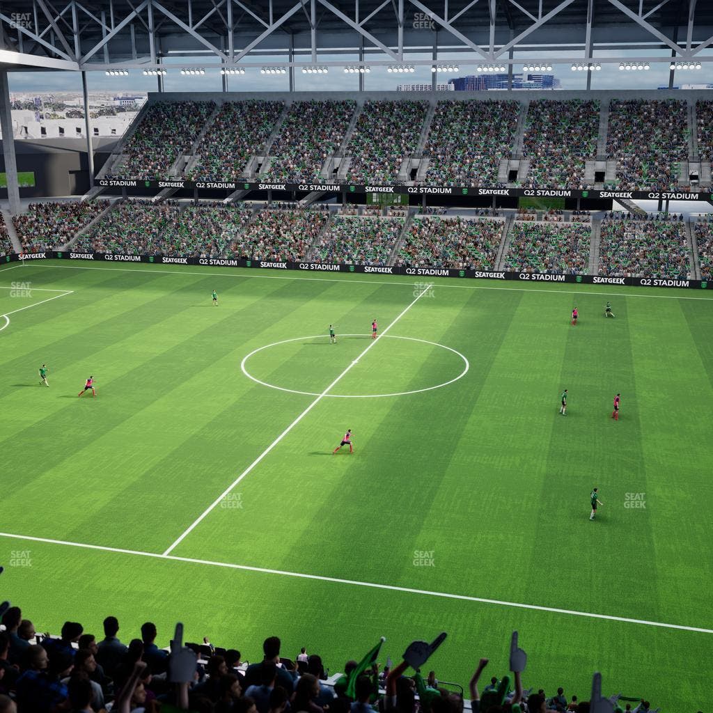 Q2 Stadium - Section Porch Loge 10 Seat View