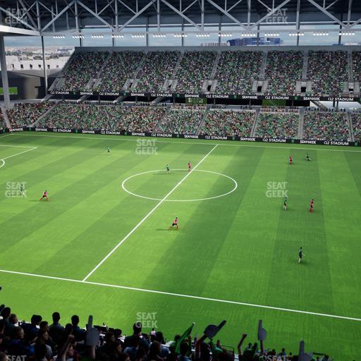 Q2 Stadium - Section Porch Loge 10 Seat View