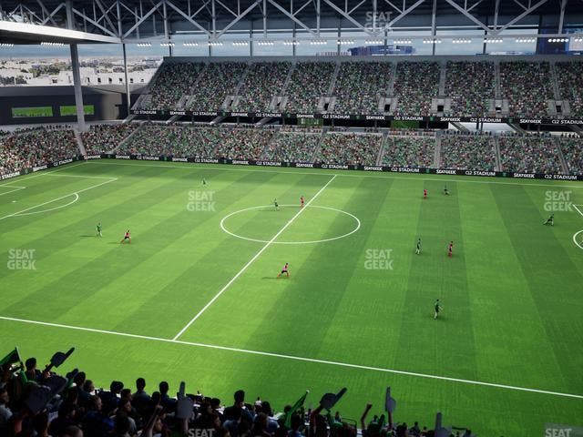 Q2 Stadium - Section Porch Loge 10 Seat View