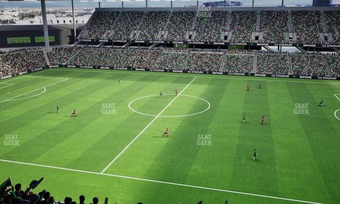 Q2 Stadium - Section Porch Loge 10 Seat View