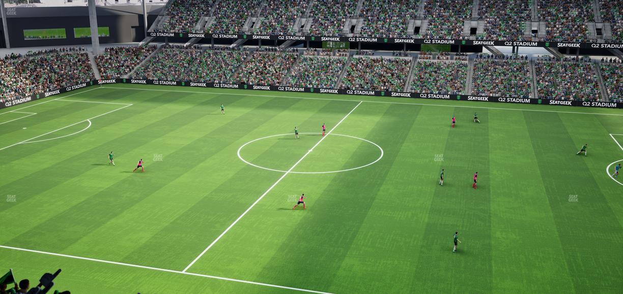 Q2 Stadium - Section Porch Loge 11 Seat View