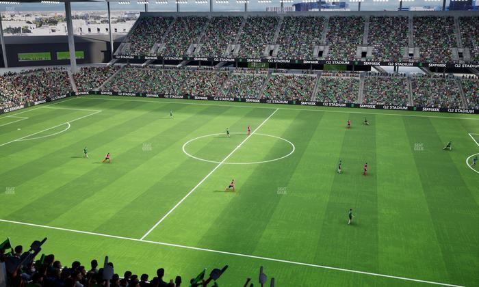 Q2 Stadium - Section Porch Loge 11 Seat View