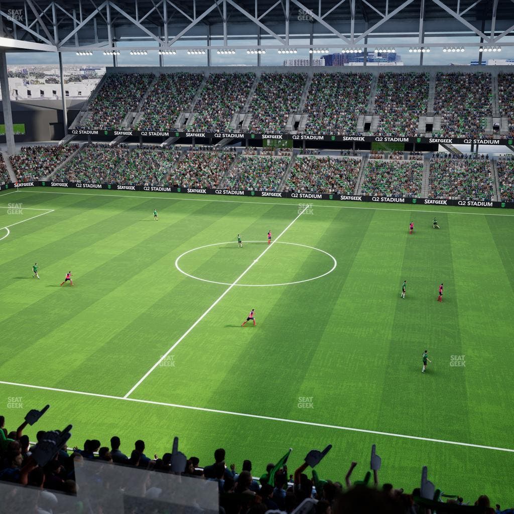 Q2 Stadium - Section Porch Loge 11 Seat View