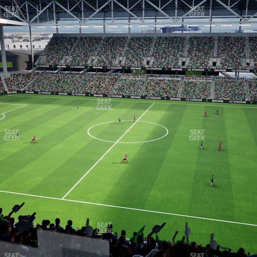 Q2 Stadium - Section Porch Loge 11 Seat View