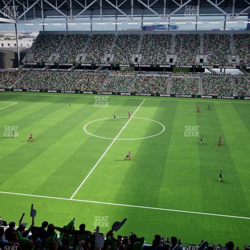 Q2 Stadium - Section Porch Loge 12 Seat View