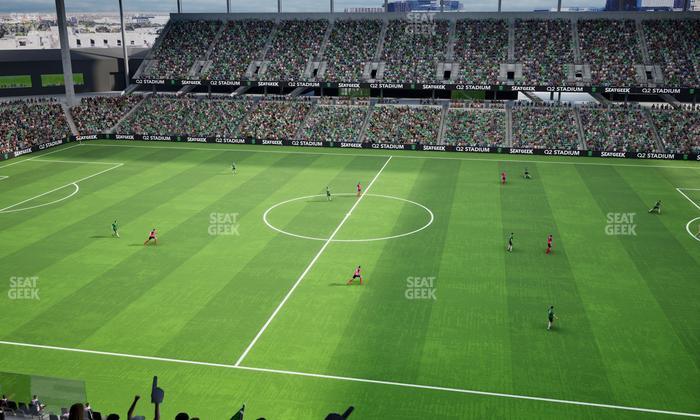 Q2 Stadium - Section Porch Loge 12 Seat View