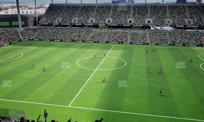 Q2 Stadium - Section Porch Loge 12 Seat View