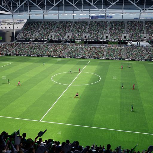 Q2 Stadium - Section Porch Loge 12 Seat View