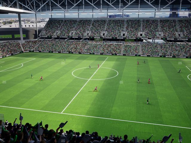 Q2 Stadium - Section Porch Loge 12 Seat View