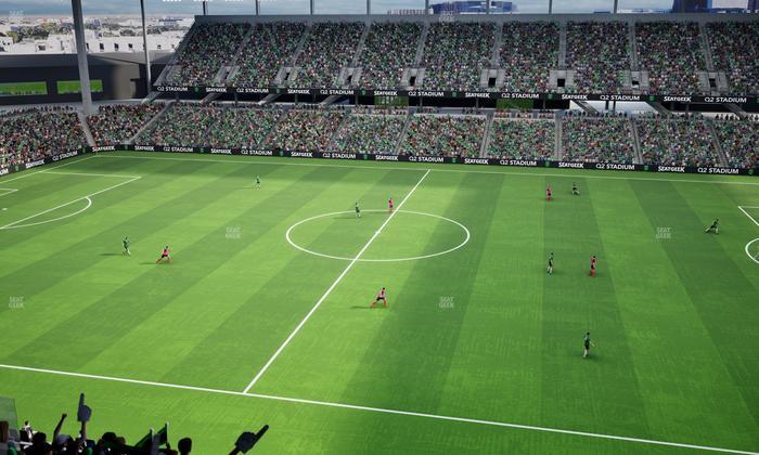 Q2 Stadium - Section Porch Loge 12 Seat View