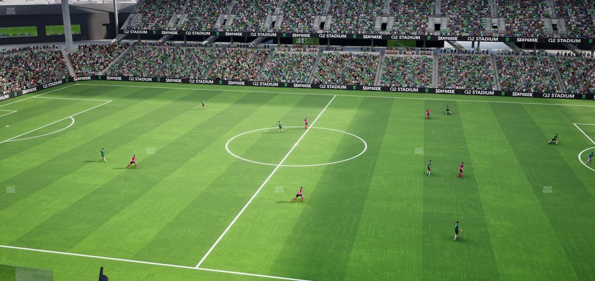 Q2 Stadium - Section Porch Loge 13 Seat View