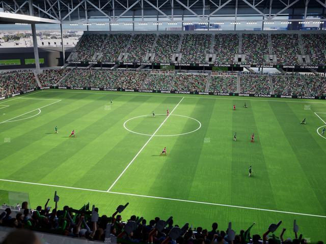 Q2 Stadium - Section Porch Loge 13 Seat View