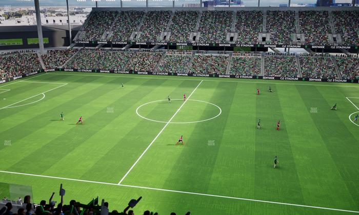 Q2 Stadium - Section Porch Loge 13 Seat View