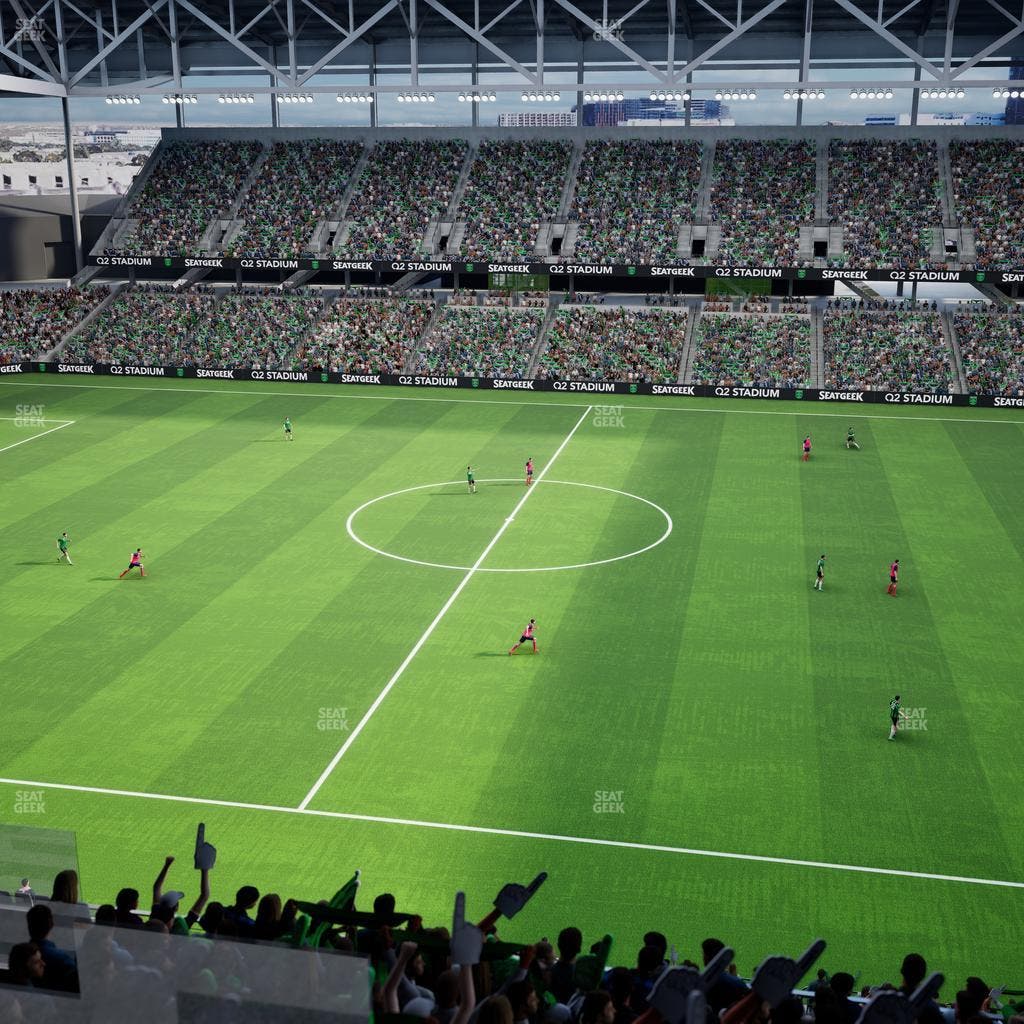 Q2 Stadium - Section Porch Loge 13 Seat View
