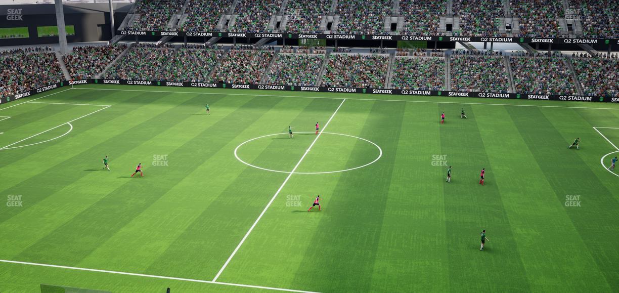 Q2 Stadium - Section Porch Loge 13 Seat View