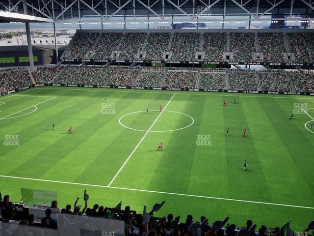 Q2 Stadium - Section Porch Loge 13 Seat View