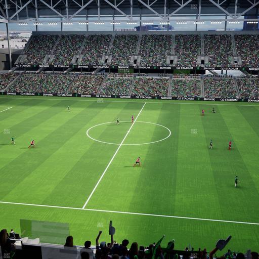 Q2 Stadium - Section Porch Loge 14 Seat View