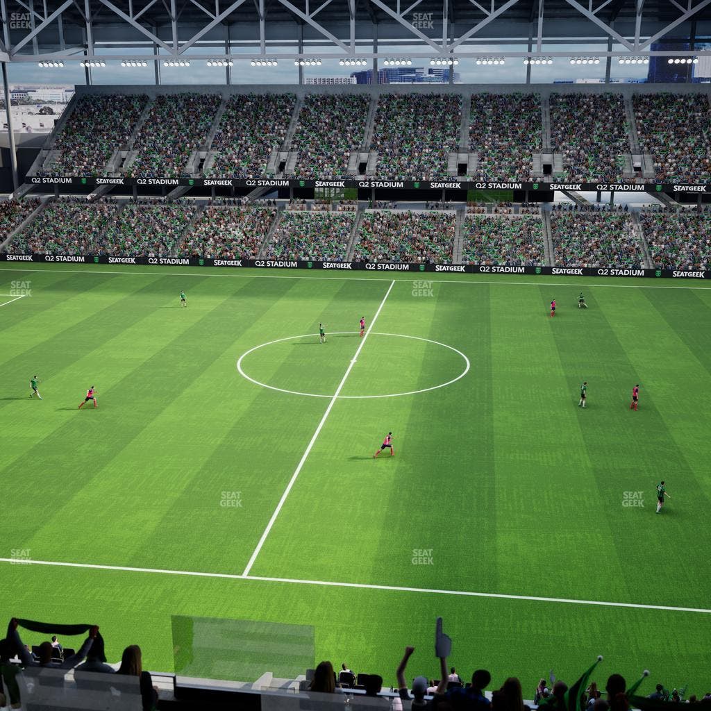 Q2 Stadium - Section Porch Loge 14 Seat View