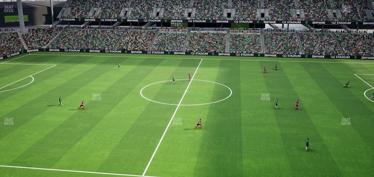 Q2 Stadium - Section Porch Loge 14 Seat View