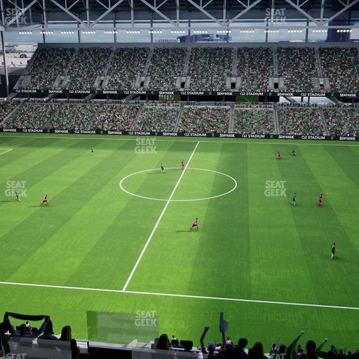 Q2 Stadium - Section Porch Loge 14 Seat View