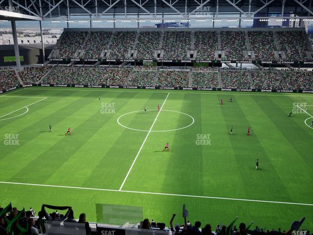 Q2 Stadium - Section Porch Loge 14 Seat View