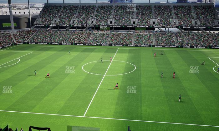 Q2 Stadium - Section Porch Loge 14 Seat View