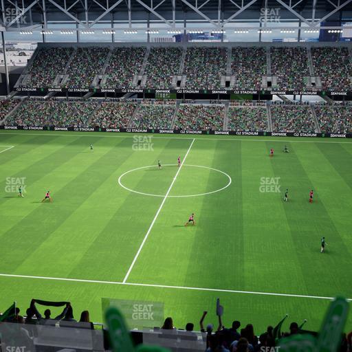 Q2 Stadium - Section Porch Loge 15 Seat View