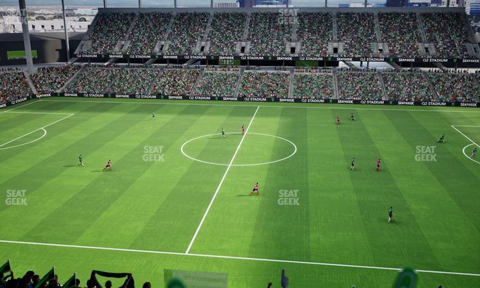 Q2 Stadium - Section Porch Loge 15 Seat View