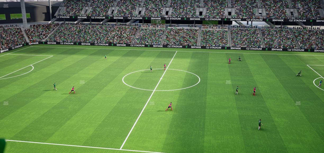 Q2 Stadium - Section Porch Loge 15 Seat View