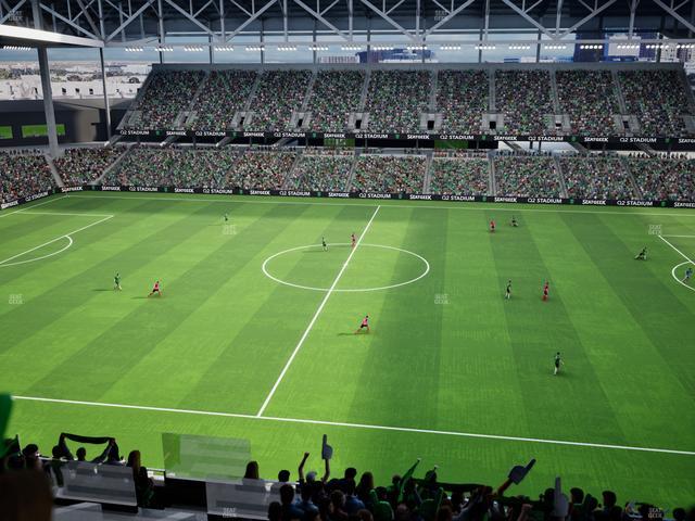 Q2 Stadium - Section Porch Loge 15 Seat View