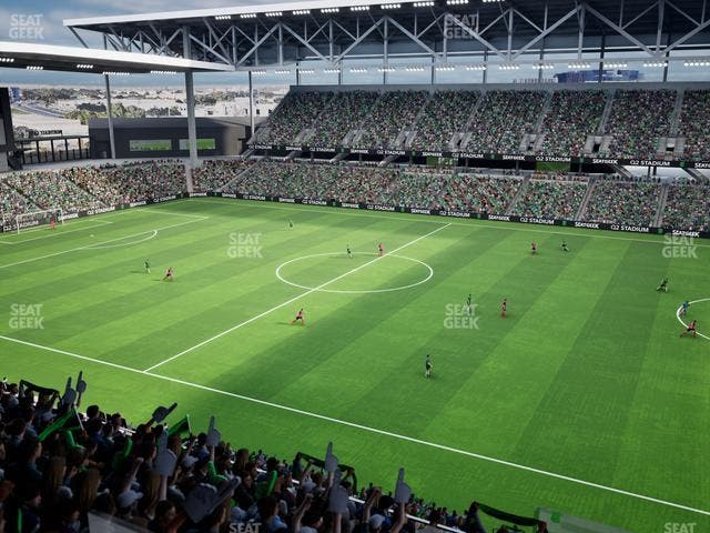 Q2 Stadium - Section Porch Loge 2 Seat View