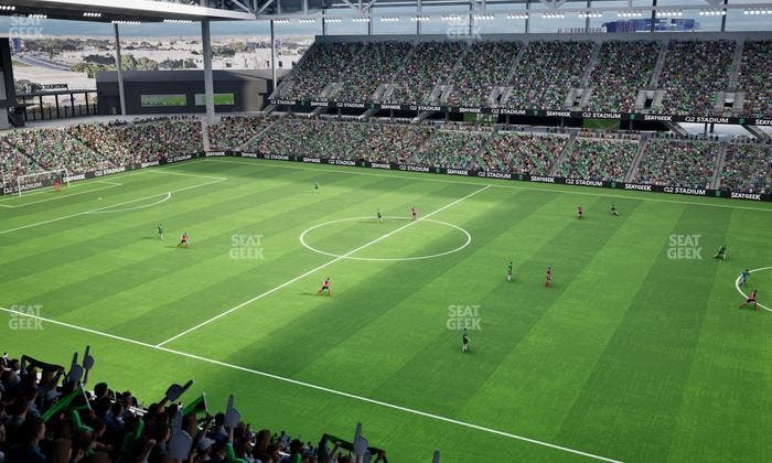 Q2 Stadium - Section Porch Loge 2 Seat View