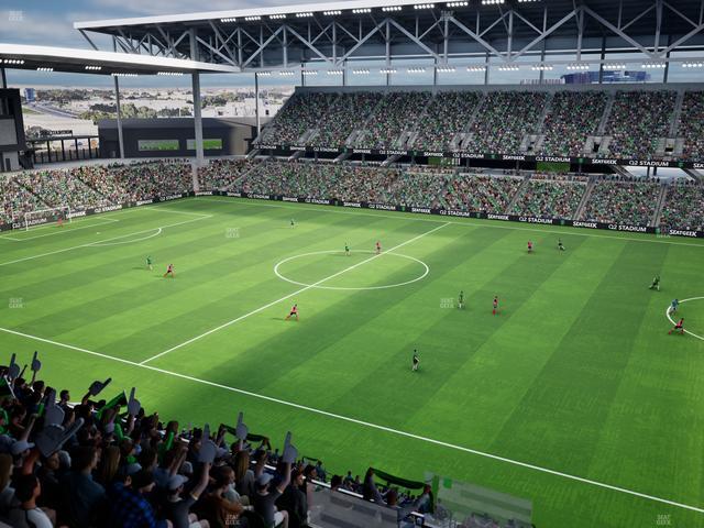 Q2 Stadium - Section Porch Loge 2 Seat View