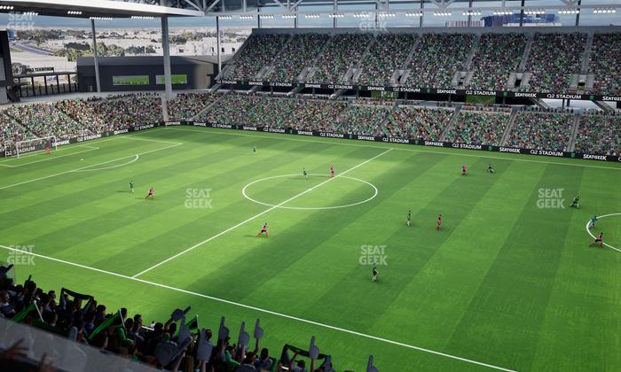 Q2 Stadium - Section Porch Loge 3 Seat View