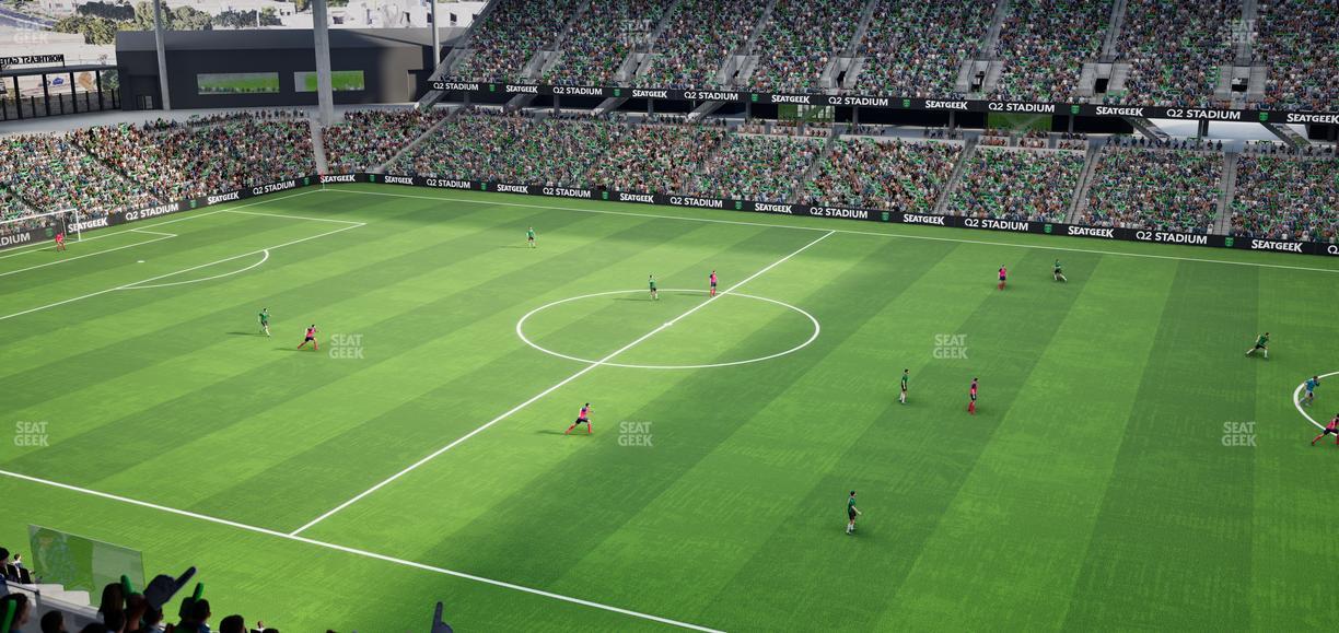 Q2 Stadium - Section Porch Loge 4 Seat View