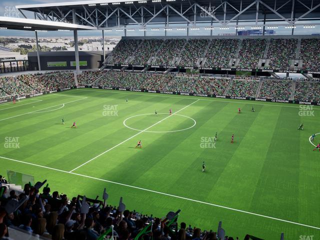 Q2 Stadium - Section Porch Loge 4 Seat View